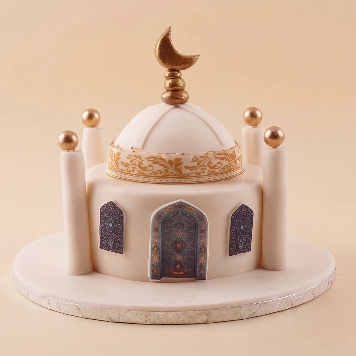 كيكة عيد مبارك ثلاثية الأبعاد