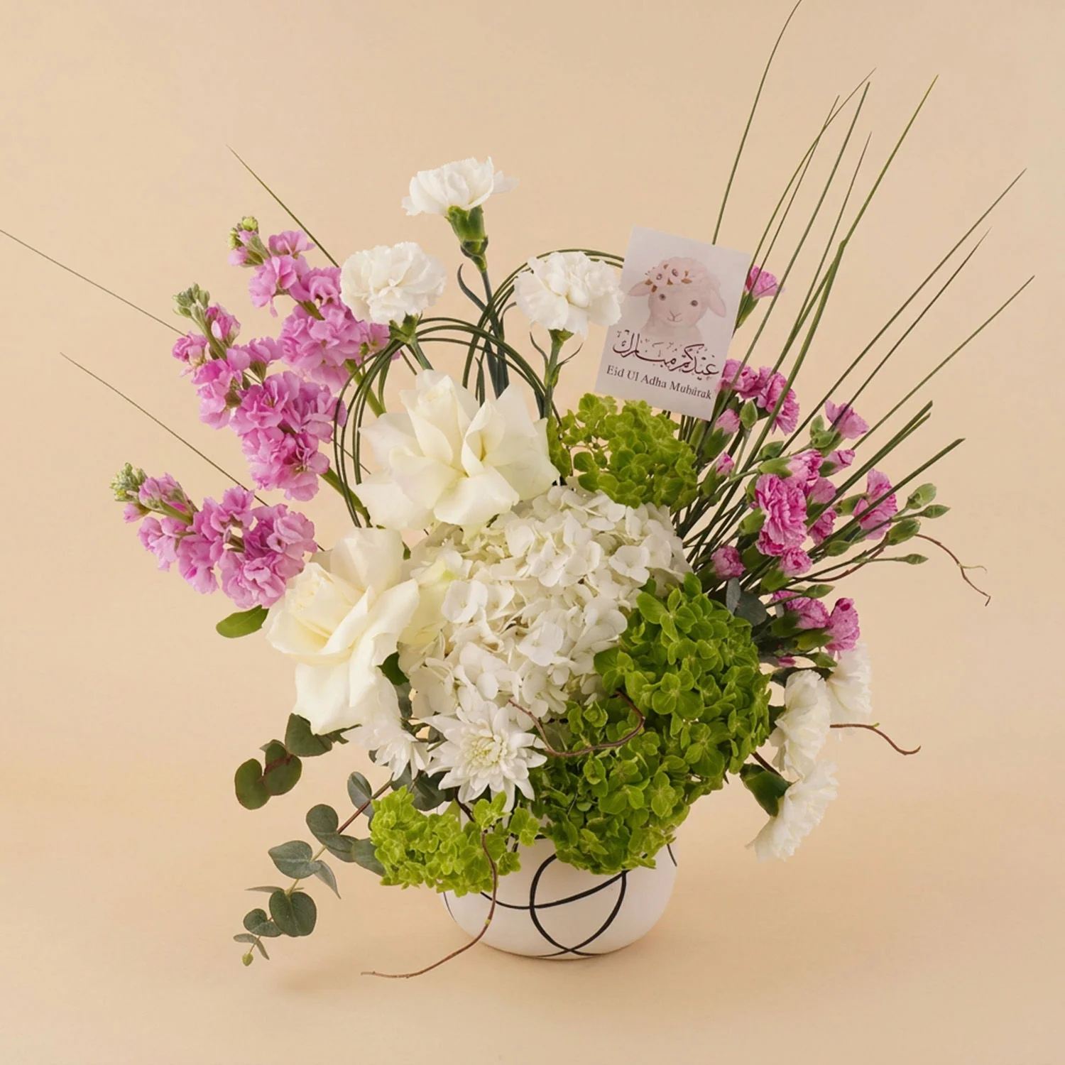 فازة ورد فاخرة عيد الأضحى - Image 2