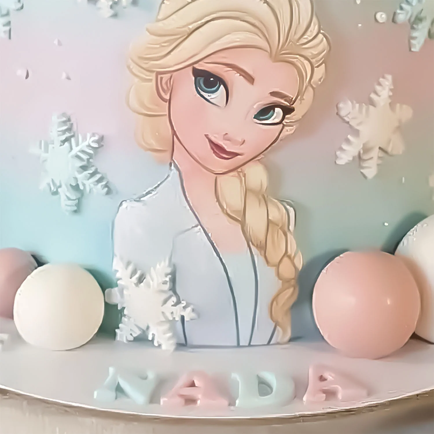 كيك عيد ميلاد أطفال فروزن - Image 2