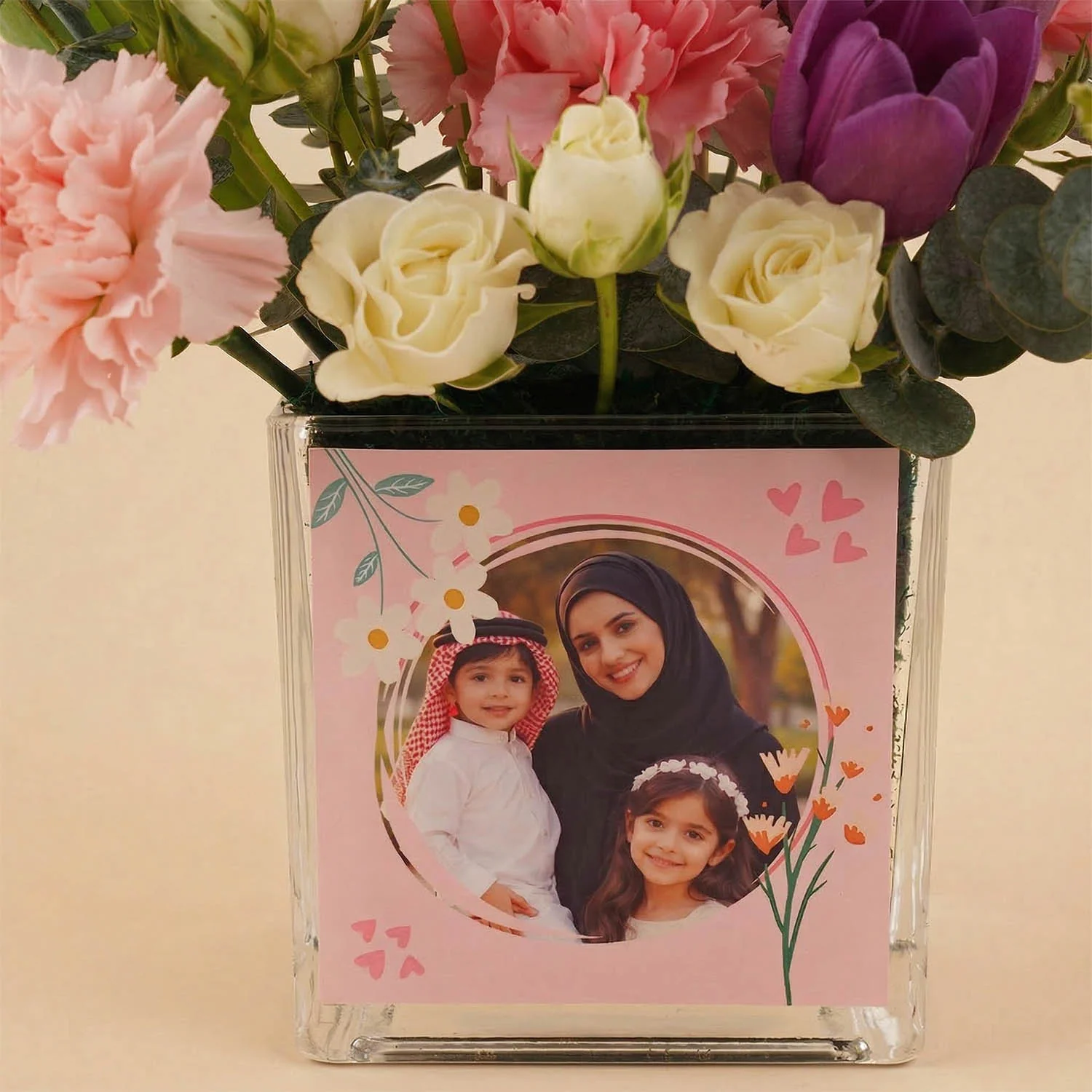 مزهرية ورد عيد الأم المخصصة - Image 2