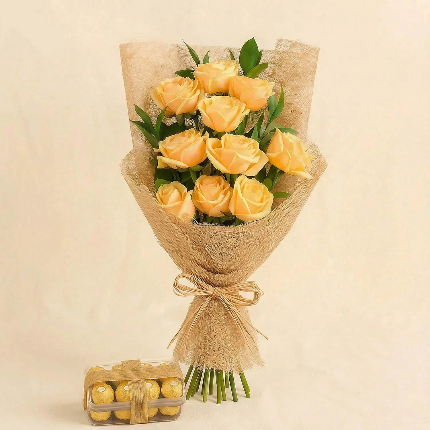 كومبو باقة ورد خوخي ساحرة - Image 3