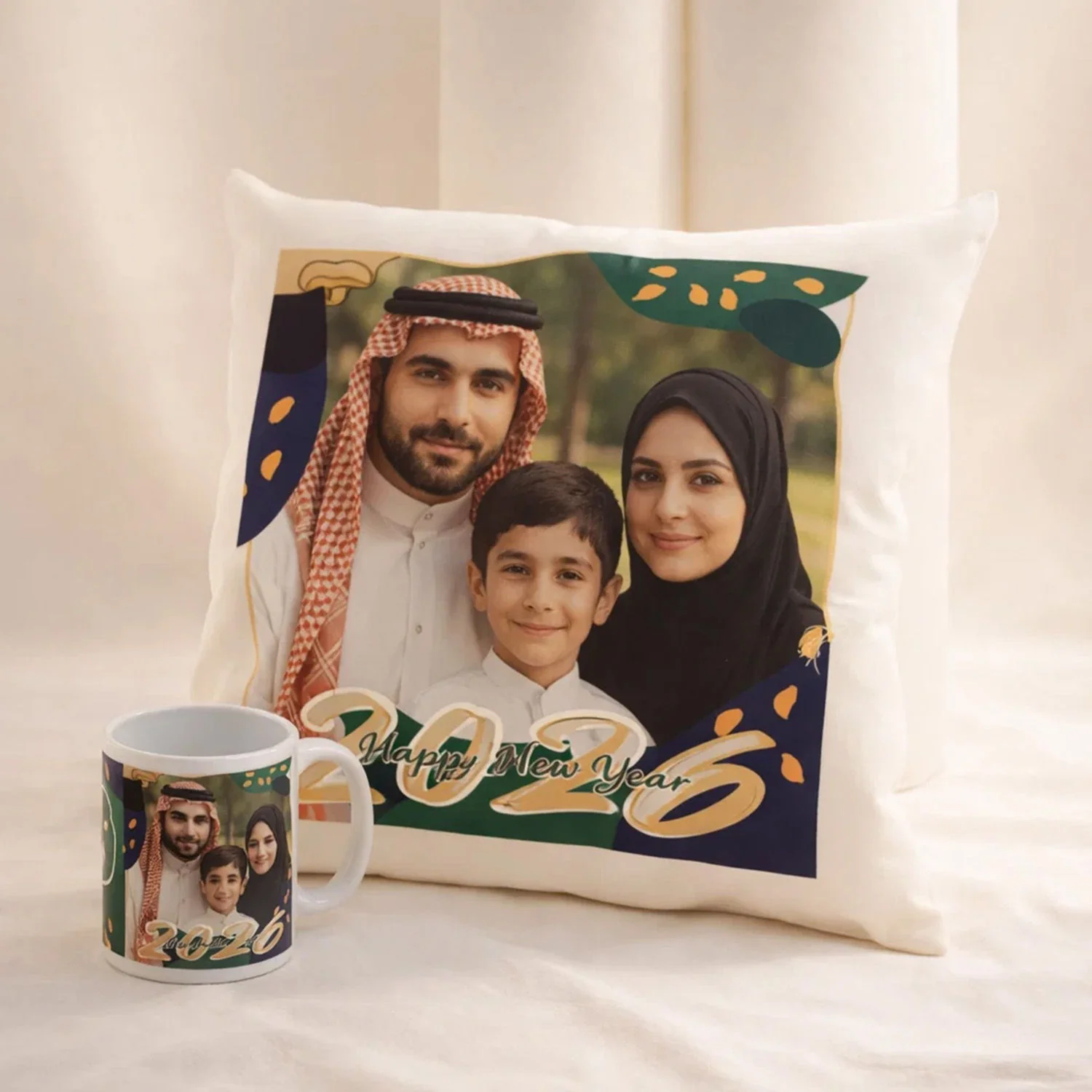 هدايا تذكارية لراس السنة مخصصة بالصورة