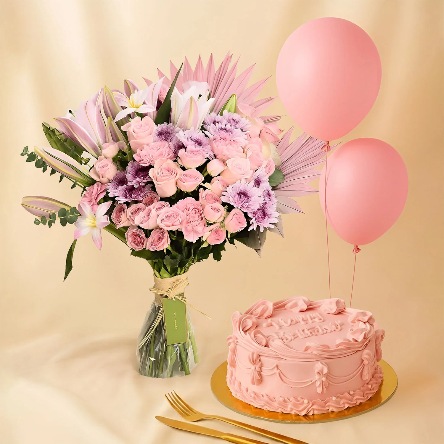 باقة ورد لمسات وردية - Image 2