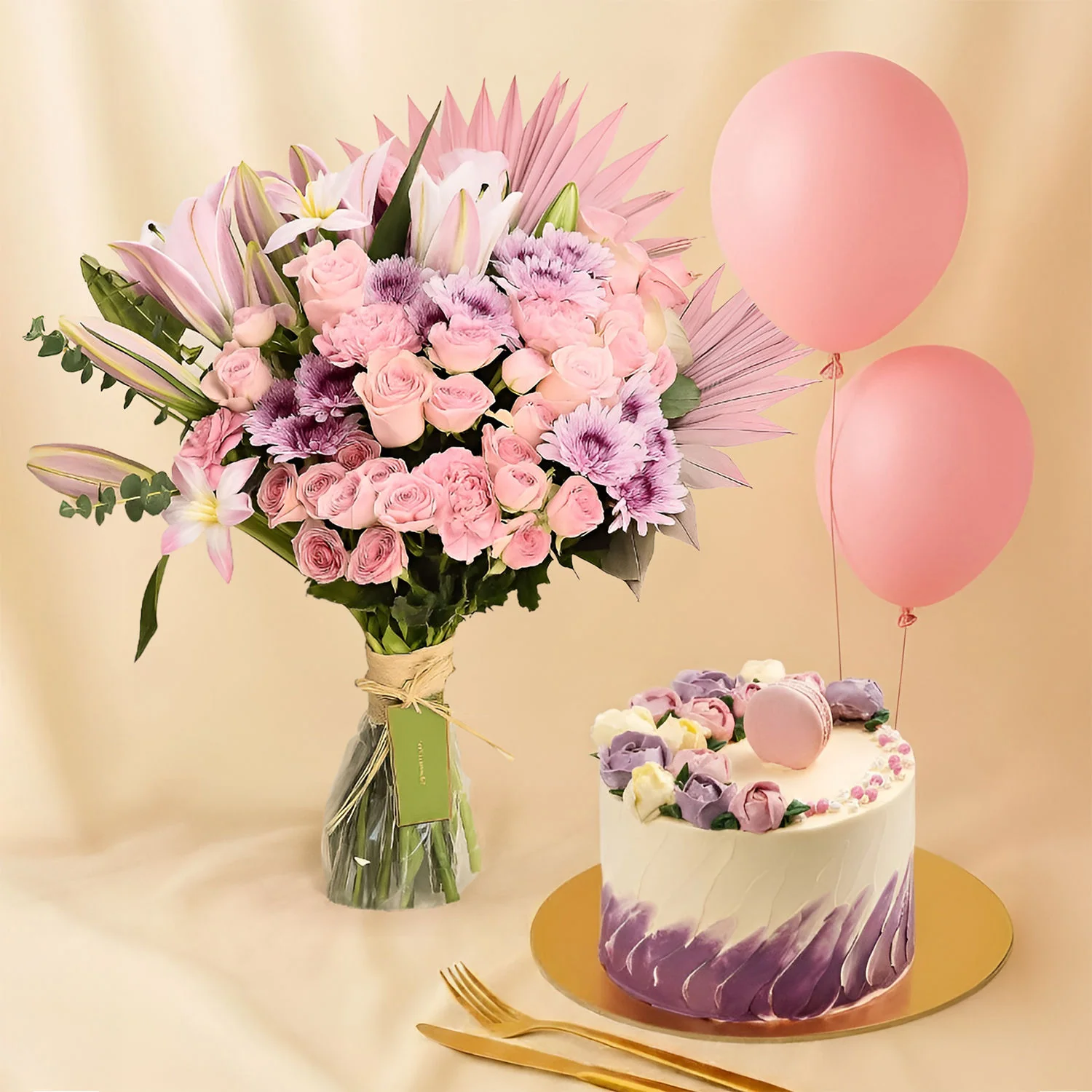 باقة ورد لمسات وردية - Image 3