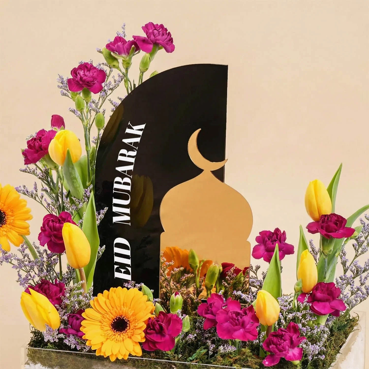 تنسيق ورود رمضان مبارك في صينية - Image 3
