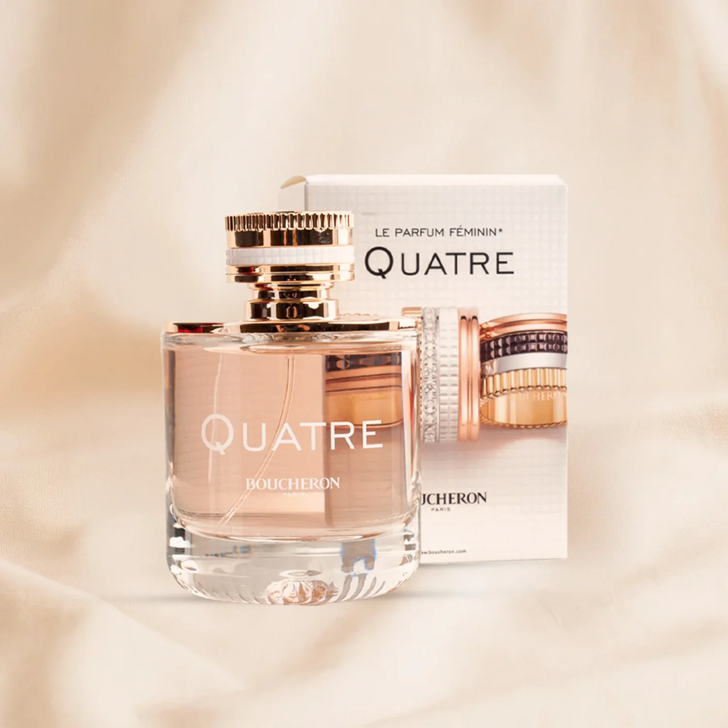 باقة ورد مع عطر بوشرون كاتريه نسائي 100مل - Image 2