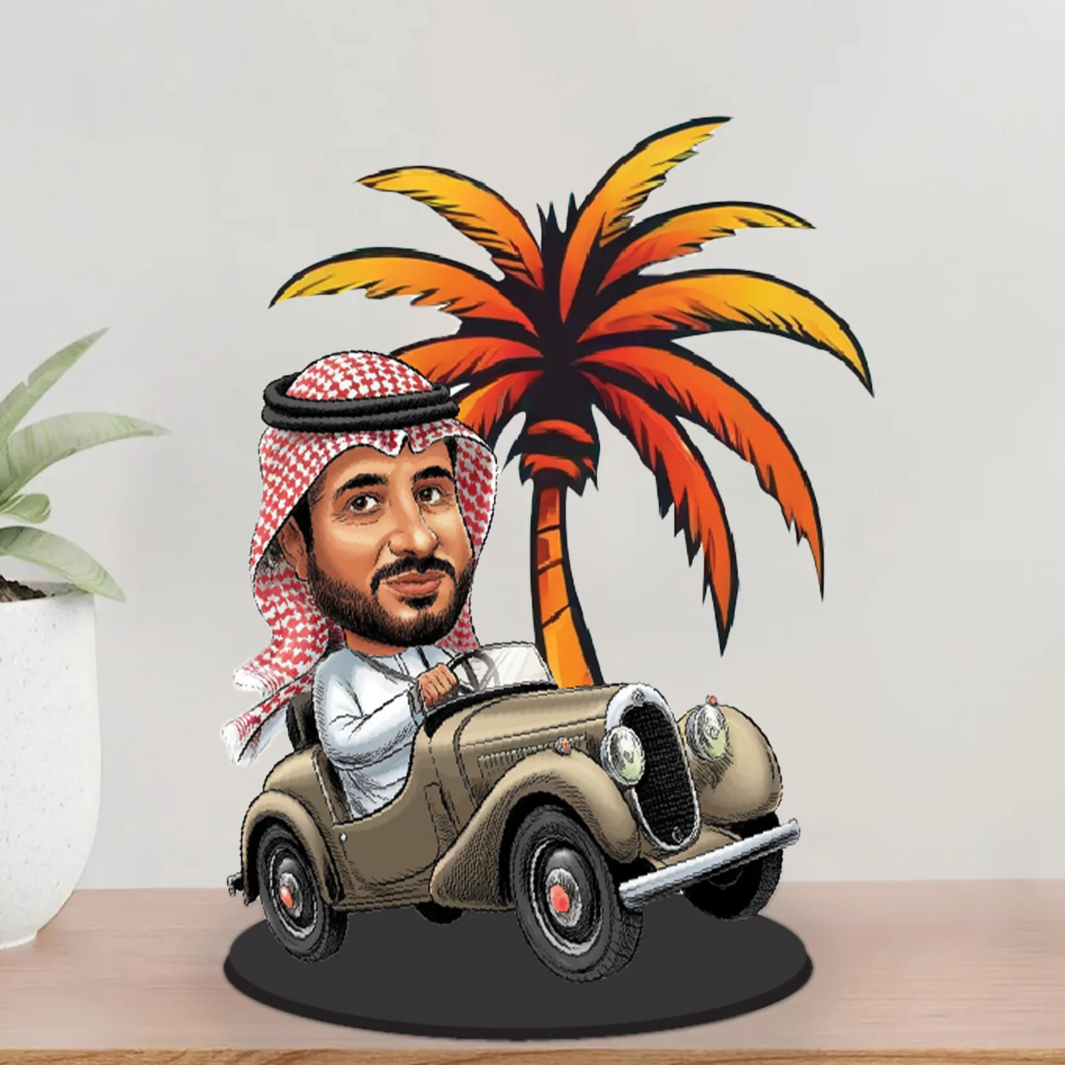 تخصص هدية للاب | ديكور كاريكاتير بالصورة الشخصية