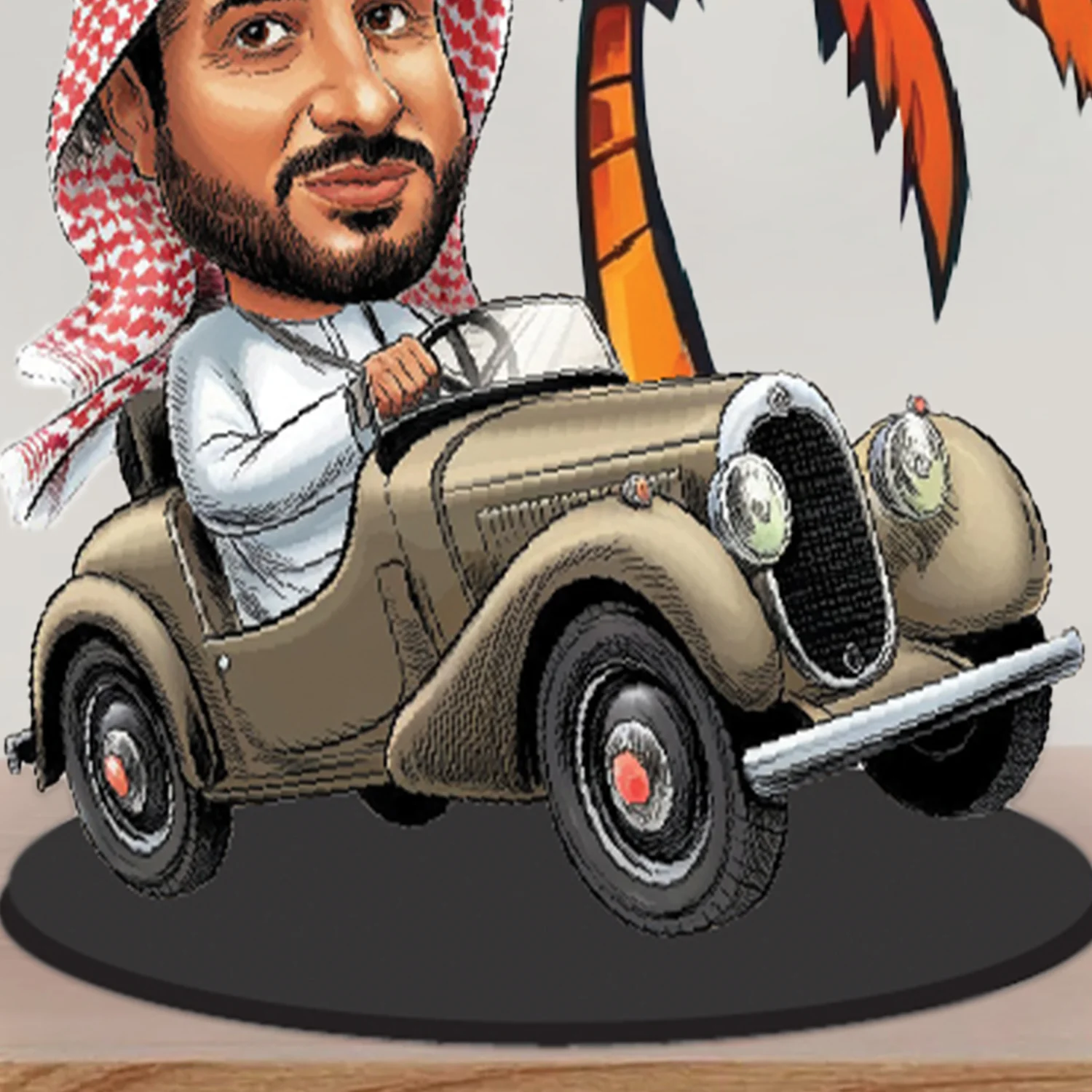 تخصص هدية للاب | ديكور كاريكاتير بالصورة الشخصية - Image 3