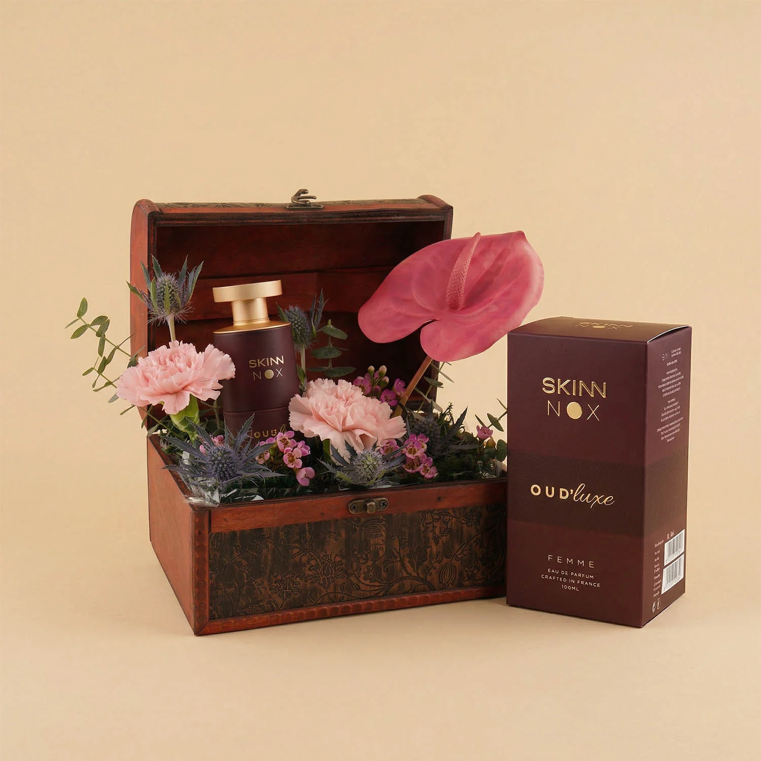 عطر نوكس عود للنساء وبوكس القرنفل