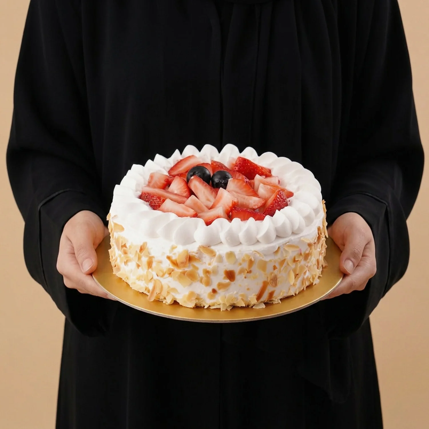 كيك شرائح اللوز بالفراولة - Image 3