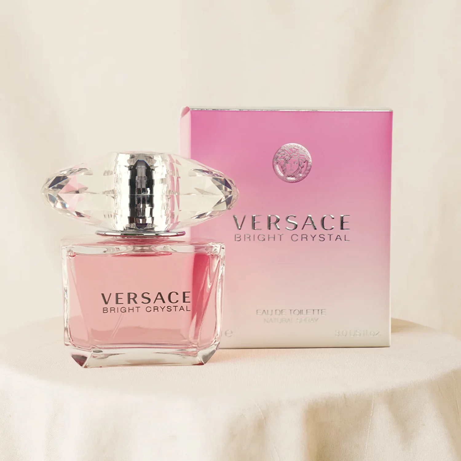 عطر فيرزاتشي برايت كريستال للنساء و باقة ورد