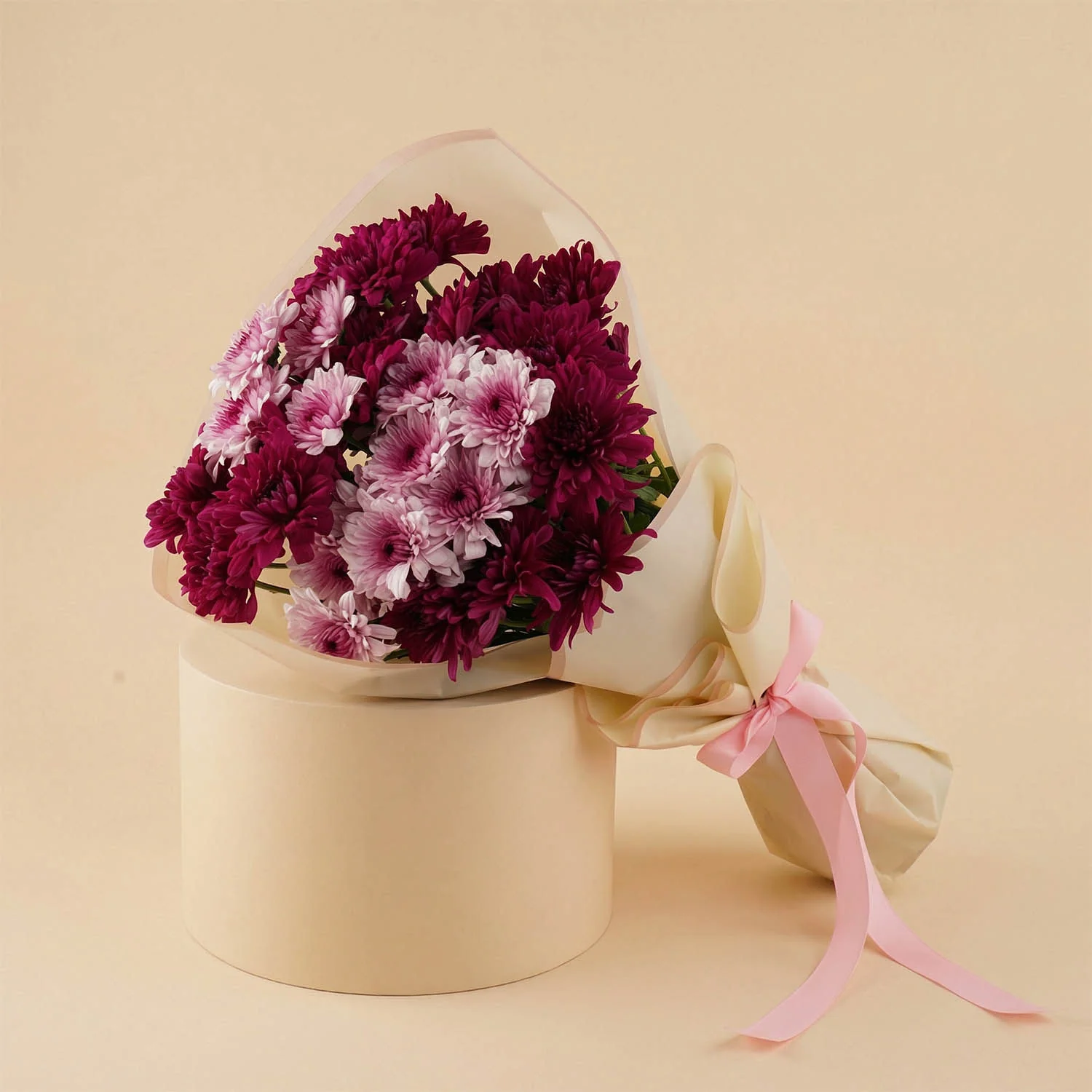 طقم هدايا باقة ورود الأقحوان - Image 4