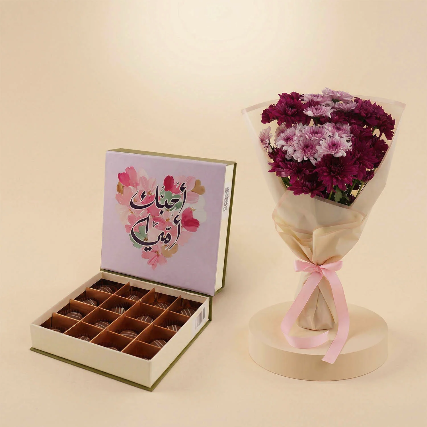 طقم هدايا باقة ورود الأقحوان - Image 7