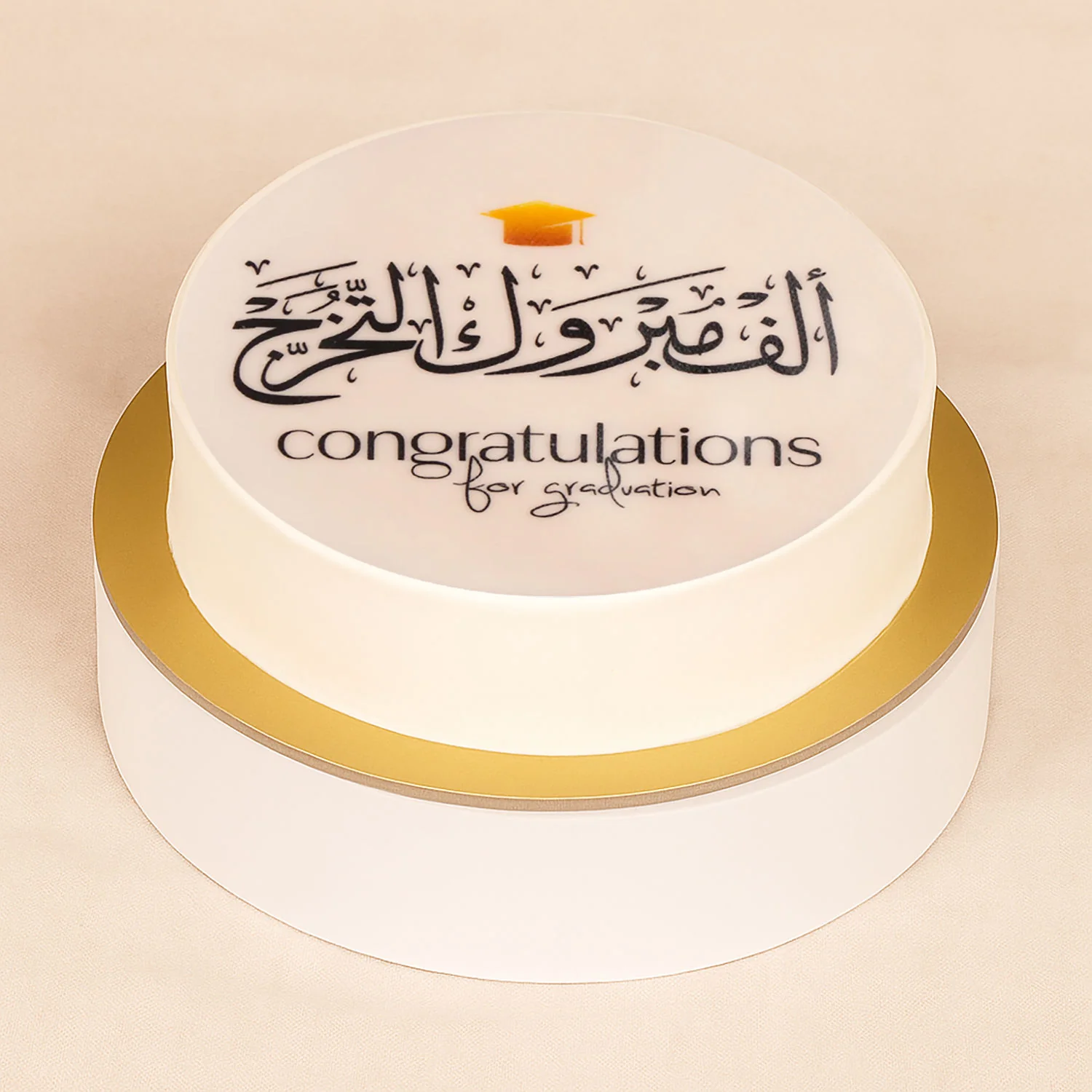 باقة ورد مع كيك رد فلفت للتخرج - Image 3